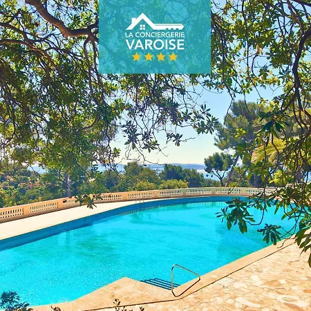 Le Paradis Au Mont Des Oiseaux - - Clim - Piscine - Tennis - Vue Ιέρ